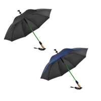 Walking Cane Umbrella Windproof Ideal Father's Gift Sun Umbrella Crutch Umbrella for Men Women Elderly Backpacking Outdoor