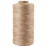 1pcs Natural Brown Twine Rope Jute Twine String Rolls For Crafts