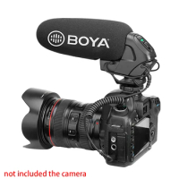 BOYA BY-BM3030 Camera Condenser Microphone for DSLR Nikon Canon Video Camera Audio Recorder 1/4 Screw 3.5mm Jack Mic for Live