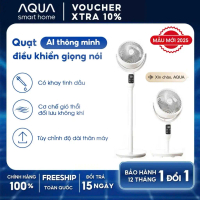 Quạt đứng Aqua ED1823T, quạt AI điều khiển giọng nói, có khay tinh dầu, đối lưu không khí, 