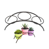 【蔬菜之家】拱型小花架桌上型(園藝小花架 可使用3吋盆栽)