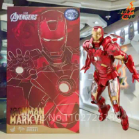 Original Hot Toys Marvel Avengers Alloy Iron Man Mk7 1/6 MMS500-D27 Anime Action Figure Collection Model Toys As Best Gifts