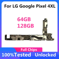 Unlocked Mainboard Motherboard Circuits For Google Pixe4 Pixel 4 XL 4XL Original Logic Board 64GB 128GB Full Chips no face id
