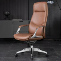 Luxurious Commerce Office Chair Swivel Computer Leather Sedentary Recliner Boss Office Chair Home Sillas Office Furniture