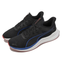 【PUMA】慢跑鞋 Reflect Lite 男鞋 黑 藍 緩衝 基本款 運動鞋(378768-09)