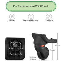 Suitable For Samsonite W073 Wheel Black Trolley Case Luggage Wheel Replacement Parts Cardan Wheel Travel Case Wheel Repair