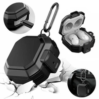Luxury Earphone Case For Samsung Galaxy Buds Pro Live 2 Case Switch Buckle Armor Cover For Galaxy Buds 2 Live Pro Headset Cover