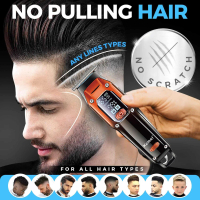 [ COD ] Kemei Alat Cukur Rambut Elektrik Hair Clipper Trimmer LCD 600mAh - KM-658