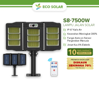 【ECO SOLAR S8 5year warranty】Solar Street Lamp Lampu Solar Light Outdoor Garden Waterproof Lighting