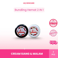 Bundling 2IN1 - Cream Siang & Malam AQ - Krim Pelembab & Pemutih Wajah Kusam