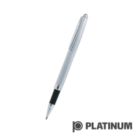 PLATINUM白金 鋼珠筆 | 日系 直紋鍍銀 WAG-500