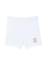 Girl's Underwear Print White Size S