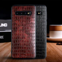 Case for Samsung galaxy S10 Lite S10E S10 Plus 5G funda luxury crocodile pattern leather soft TPU hard cover for samsung S10
