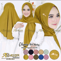Hijab instan  Yunia Segitiga no Pad instan by Arrizfa  bahan jersey jaguar Kerudung non Pad