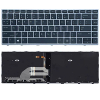XIN-Russian-US Backlight Laptop Keyboard For HP Probook 645 G5 645 G4 With Backlit