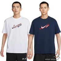 【下殺】Nike 短袖上衣 男裝 LeBron James 純棉 白/深藍【運動世界】FZ8076-100/FZ8076-410