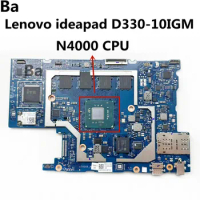 For Lenovo Ideapad D330-10IGM Laptop Motherboard E89382 motherboard with CPU N4000 RAM 4G SSD 128G 100% test work