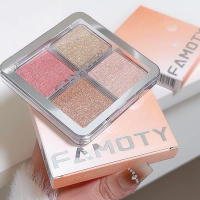 Shimmer Highlighting Palette 4 Shades For Natural Glow Long Lasting And Lightweight Non Makeup G7M7