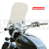 Supamoto 通用擋風鏡—加長淺灰(風鏡/復古/整流罩/檔車/街車/CT125/CB350/機車改裝)