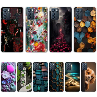 S1 colorful song Soft Silicone Tpu Cover phone Case for OPPO Reno5 Lite/6 5G