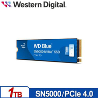 WD威騰 藍標 SN5000 1TB M.2 PCIe 4.0 NVMe SSD
