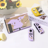 Hi Little Bear Protective Case for Switch Oled, Soft TPU Slim Cover for Nintendo Switch Console,NS Game Accessorie