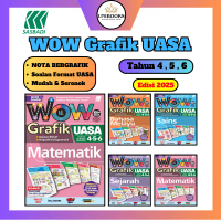 [UNIBOOK] SASBADI Wow Grafik UASA KSSR 【TAHUN 4, TAHUN 5, TAHUN 6】Edisi 2025 - Buku Rujukan - BM/Mat