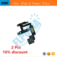 For iPad 6 Power On Off Microphone Mic Flex Cable Original New Ribbon Replacement For iPad Air 2 For iPad 6 Power On Off Cable