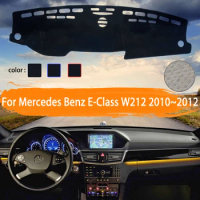 For Mercedes Benz E-Class W212 Dashboard Mat Cover Sunshade Dashmat Carpet Car Accessories E-Klasse E200 E250 E300 E220d AMG
