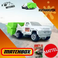 Matchbox Mobil Truk Sampah MBX Garbage Scout Biru Matchbox Services Hijau