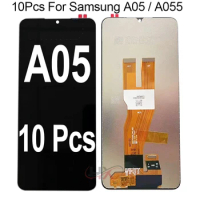 Wholesale 10Pieces/Lot 6.7" For Samsung Galaxy A05 LCD A055 Screen Touch Digitizer Assembly For Samsung A05 LCD With Frame