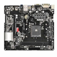 Used Mainboard For ASRock A320M-HDV Motherboard Socket AM4 DDR4 For AMD A320 A320M