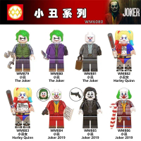Minifigures, Tương Thích Với LEGO, Nhân Vật Joker Mới 2019, Heath Ledger, Joaquin Joker Nữ, Lắp Ráp 