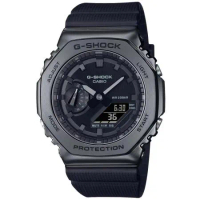 CASIO G-SHOCK 時尚酷炫八角雙顯腕錶 GM-2100BB-1A