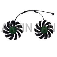 2Pcs/Set GPU Cooler Fan 3pin T128010SM For Gigabyte GV-N960WF2 GV-N960WF2CN-2GD GTX 950 960 GTX1650 Graphics Cards Replace