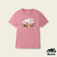 【Roots】Roots 大童- CAMP COOPER短袖T恤(粉紅色)