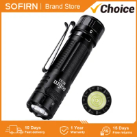 Sofirn SC32 2000lm 18650 EDC Flashlight SST40 LED USB C Portable Rechargeable IPX8 Light With Electronic Tail Switch Torch