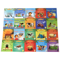 20 Books/Set Kids Usborne Picture Livros Children Baby Famous Story English Book Farmyard Tales Eary Education Libros Comics Art