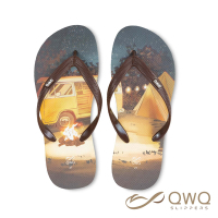 【QWQ】男款防滑防水夾腳拖鞋 大衛君 露營車 室外人字拖雨鞋(AIDW10707)