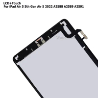 NEW For Apple iPad Air 5 5th Gen Air 5 2022 A2588 A2589 A2591 LCD Display Touch Screen Replacement For iPad Air 5 LCD