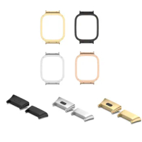 Smartwatch Metal Shell Protector Case Replacement Frame Bumper Strap Connector Adapters For Redmi Watch 3 /Xiaomi Mi watch lite3