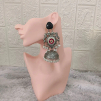 Beautiful big size oxidised earrings