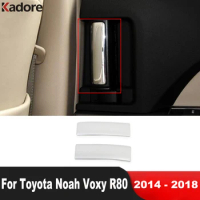 Car Inner Door Handle Bowl Cover Trim For Toyota Noah Voxy R80 2014 2015 2016 2017 2018 ABS Black Interior Molding Accessories