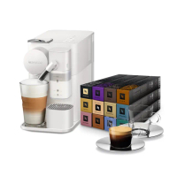 【Nespresso】膠囊咖啡機 Lattissima One(探索禮盒120顆迎新會員組/入厝/義式/拿鐵/奶泡機)