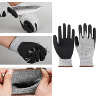 Heat Resistant Anti Cut Gloves Quality Anti-slip Level 5 Safety Mitt Glove Multi-Purpose Anti-Scratch Cooking Gloves Kitchen