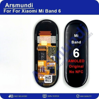 Original AMOLED For Mi Band 6 Smart Bracelet LCD Display Screen Repair Touch Screen For Band 6 Band6 No NFC