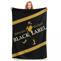 Johnnie Walker Blanket Flannel Breathable Throw Blankets Sofa Throw Blanket For Home Bedroom Office Throws Bedspread Quilt