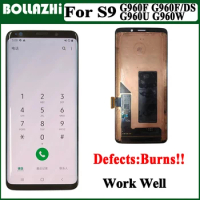 Defects Burn Display S9 LCD For Samsung S9 G960 G960F LCD Display Touch Screen Digitizer For Samsung S9 Display