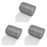 HOT! 3X Wire Mesh Stainless Steel 12.7 Cm X 6 M Wire Mesh Fine Mesh Stainless Steel Mesh Close Mesh For Protection