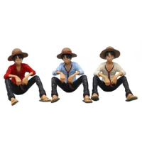 One Piece Figma 20th POP Action Figures GK Luffy Figure Anime Model Collection Toy Exquisite Quality Desktop Car Figurine
